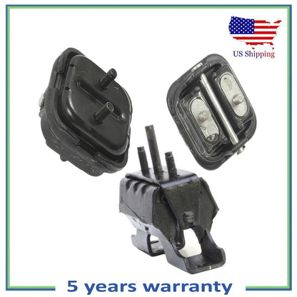 3PCS Engine Motor & Auto Trans Mount For Chevrolet SSR Trailblazer GMC Envoy 5.3