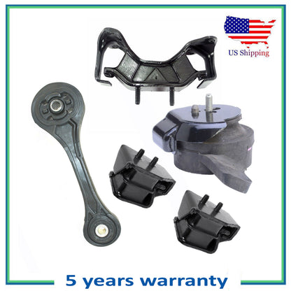 Set 5PCS Motor & Manuell Trans Halterung Für 2000-2002 Subaru Legacy 2.5L H4