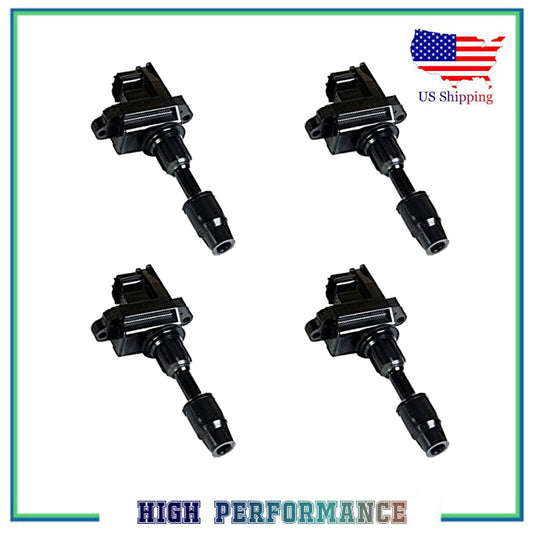 UF282 5C1171 C1122 306404 Ignition Coil Set 4 PCS For 97-01 Infiniti Q45 4.1L