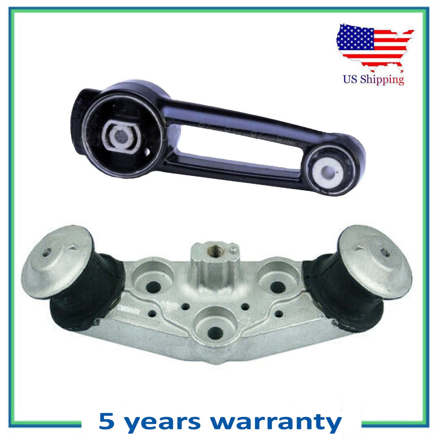 2PCS Engine Motor & Auto Trans Mount For 10-16 Porsche Panamera 3.0L 3.6L 4.8L