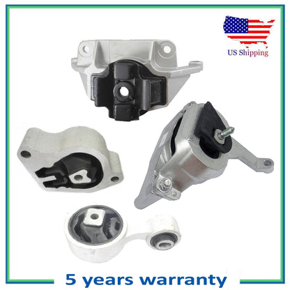 MotorKing For 07-12 Nissan Altima 3.5L Engine Motor & Trans Mount Set 4 PCS