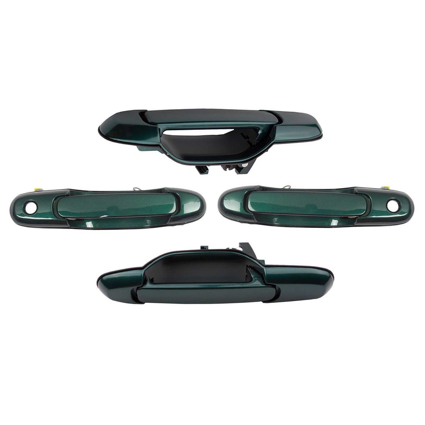 Set 4 PCS Outside Door Handle For 98-03 Toyota Sienna Classic Green Pearl 6P2