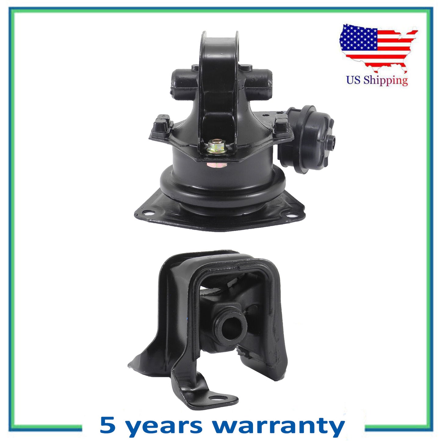 2PCS Engine Motor Mount For 1994-1997 Honda Accord 2.2L 6528 6587 AUTO TRANS