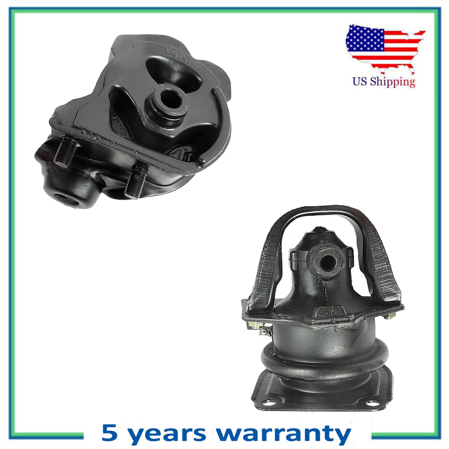 Engine Motor & Trans Mount 6547 6531 2PCS For 1994-1997 Honda Accord LX 2.2L