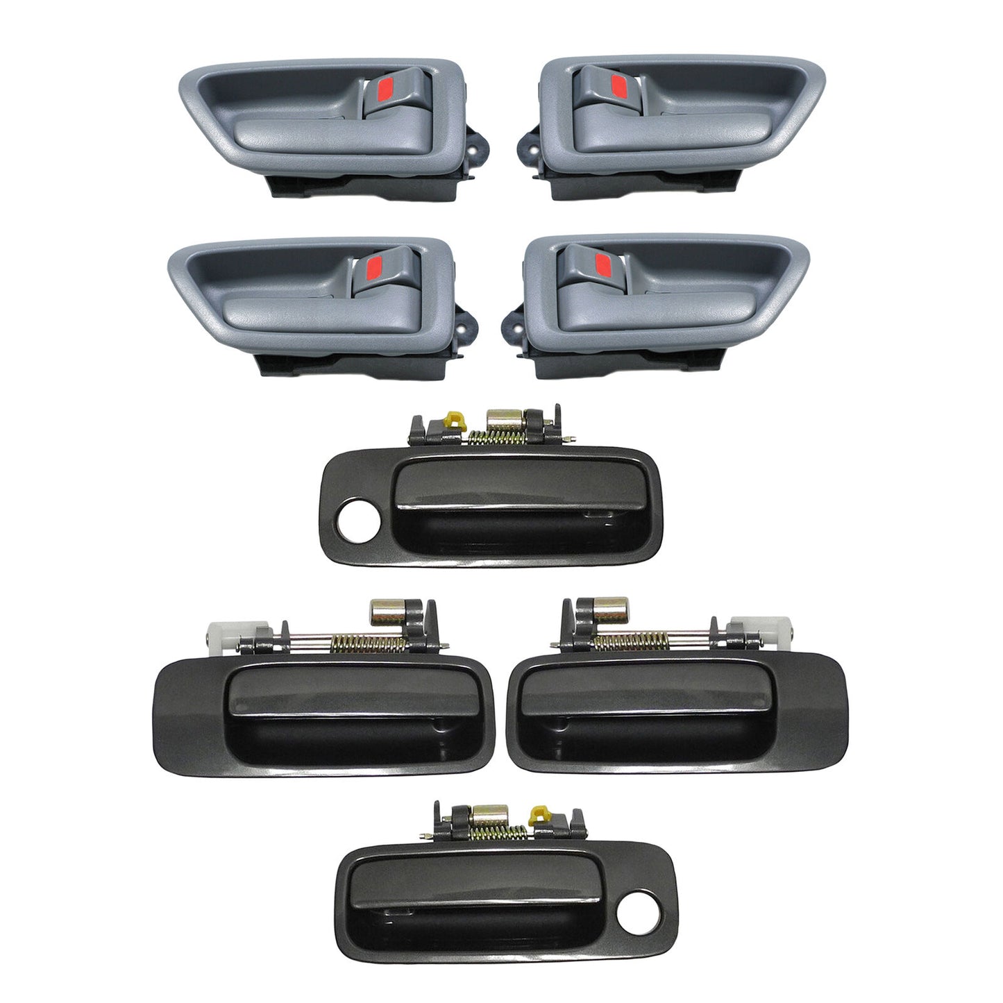 97-01 Para Toyota Camry 4 Gris Interior / 930 Exterior Puerta Mango Juego DH75