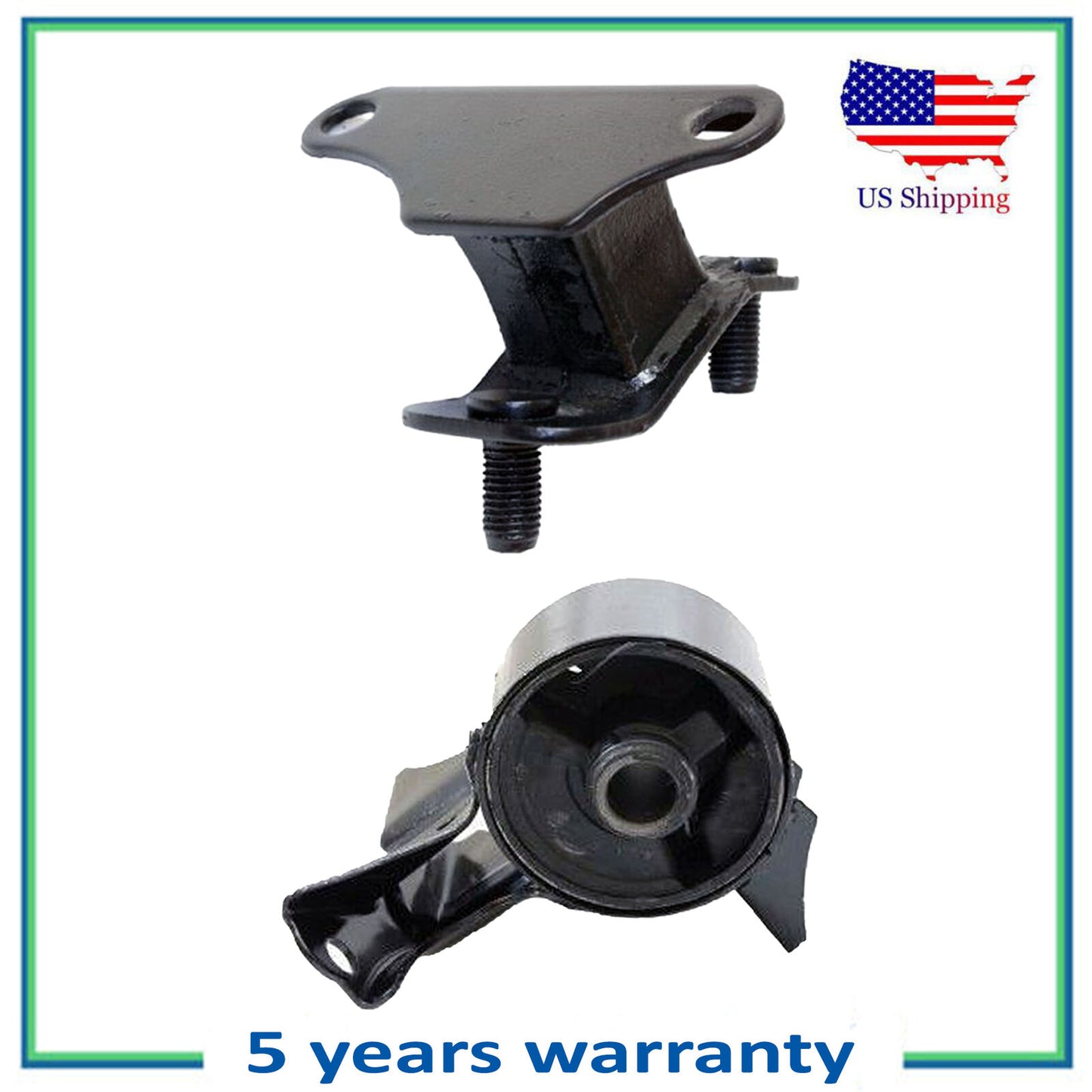 65079 6579 Engine Motor & Trans Mount SET 2PCS NEW For 01-02 Acura MDX Base 3.5L