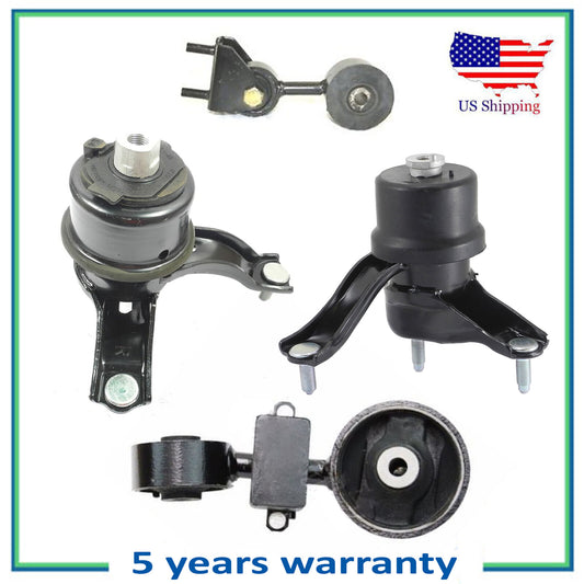 Engine Motor & Trans Mount Auto 2007-2009 For Camry 2.4L Set 4207 4211 4269 4274
