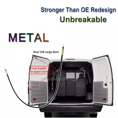 For Econoline Van METAL CABLE End Cargo Hinge Handle Upper Latch Power Lock