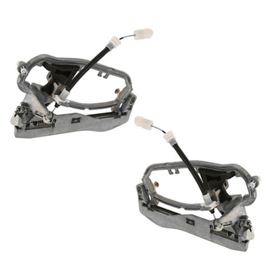 Set DS89 For 00-06 BMW X5 Front Pair Exterior Outside Door Handle Carrier