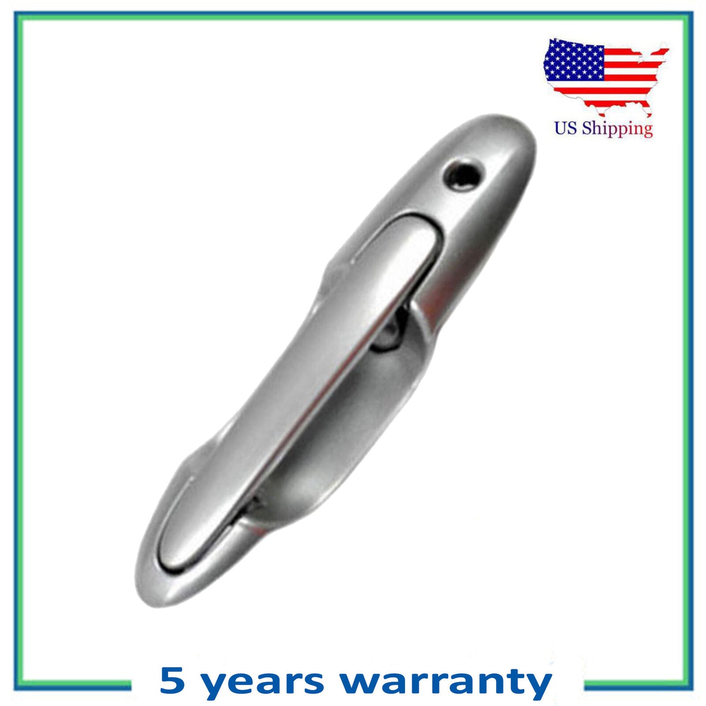 Front Left Exterior Outside Door Handle For 2000-2006 Mazda MPV Silver 33S