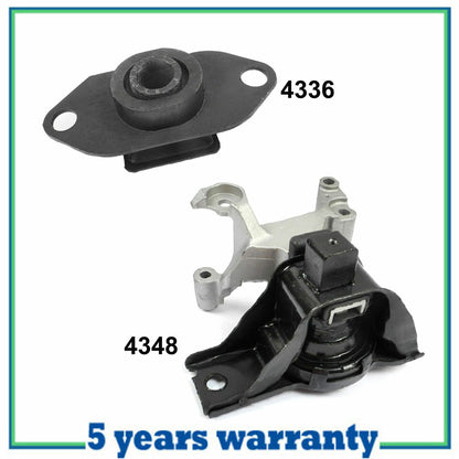 Engine Motor & Trans Mount Manual For 07-12 Nissan Sentra 2.0L Set 2 4336 4348
