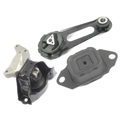 Set 3PCS Engine Motor & Transmission Mount For 12-19 Nissan March, Versa 1.6L L4