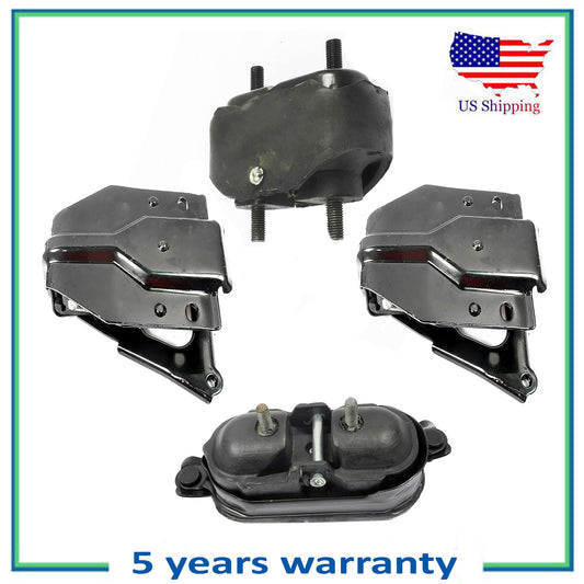 4 PCS Motor & Trans Mount For 97-03 Pontiac Grand Prix 3.8L 2796 5309 5309 2712