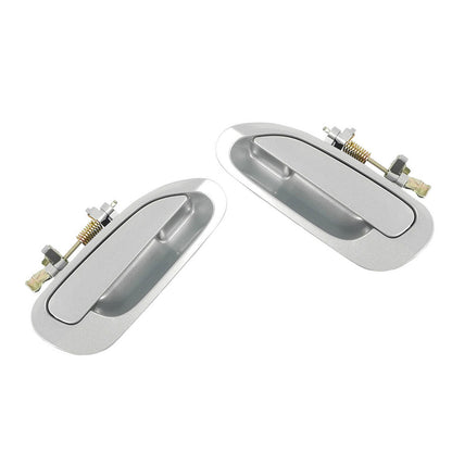Rear Pair Outside Door Handle For 98 99-02 Accord NH612M Regent Silver Metallic
