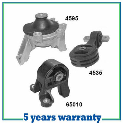 3PCS Set Pour 2007-2011 Honda 2.4L Auto Trans Moteur & Couple Coupelle Montage