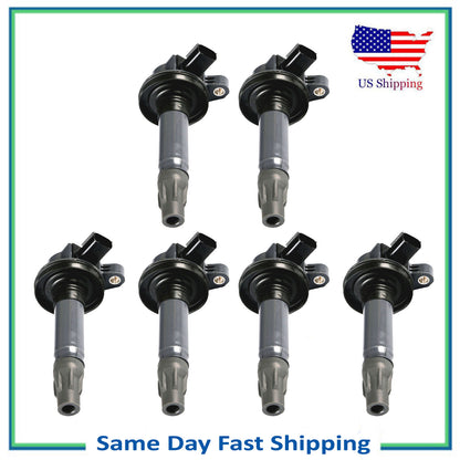 6PCS Accensione Bobina Per UF553 DG520 Ford Lincoln Mazda Orlo Mercury 2.7 3.5