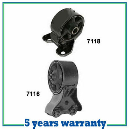 M537 Motor Mount For 01-06 Hyundai Elantra 03-08 Tiburon 2.0L Front & Rear 2PCS