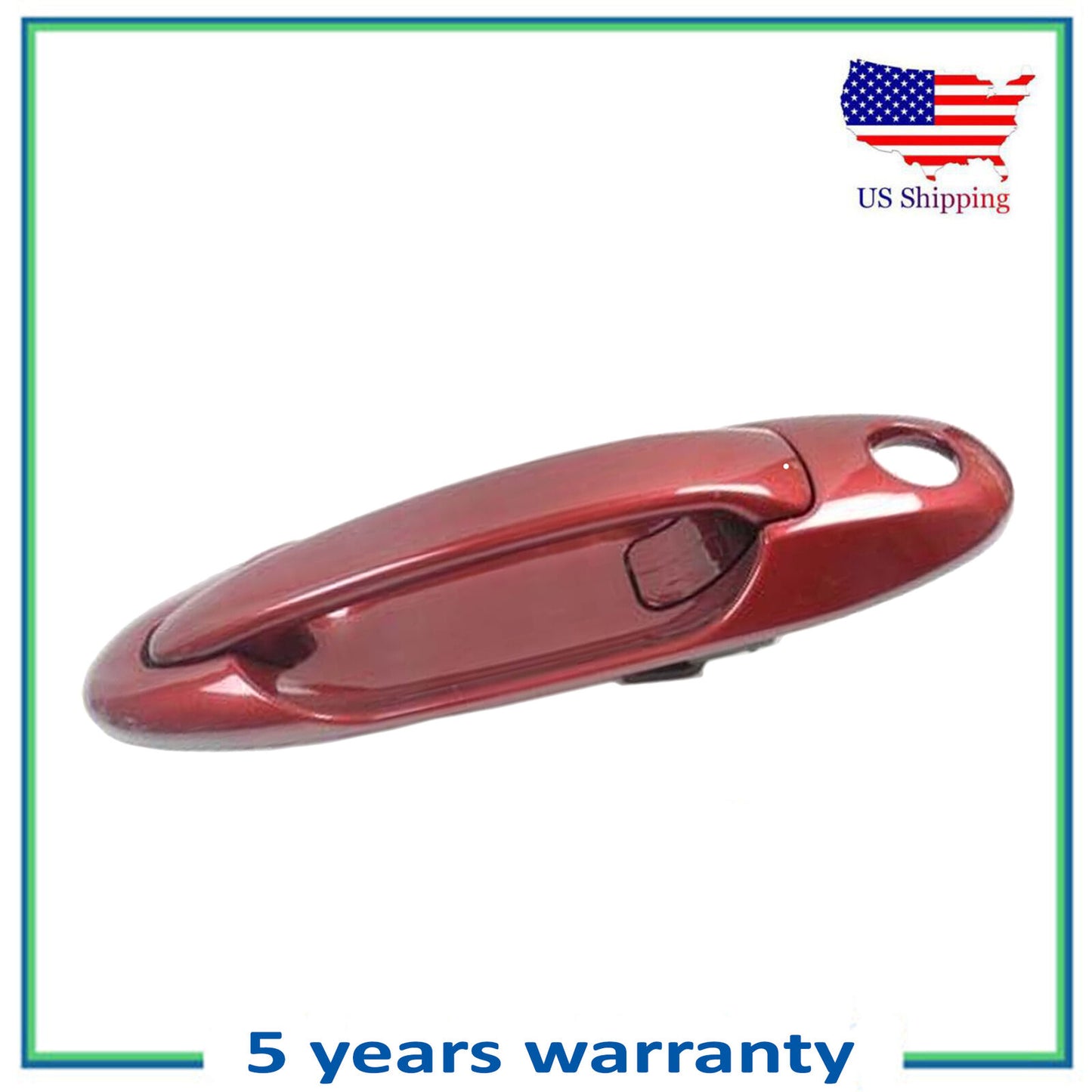 Front Left Outside Door Handle For 3K4 Sunfire Red Pearl Toyota Tundra Sequoia