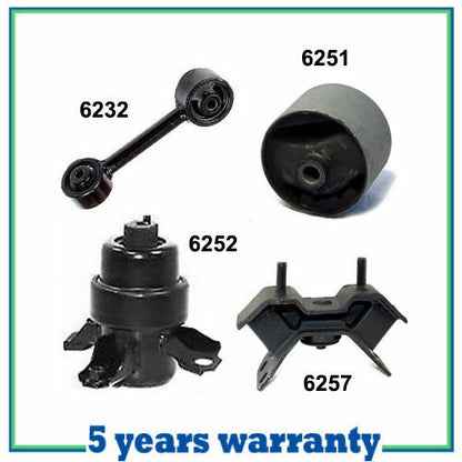 M904 Motor & Trans Montaje Juego 4PCS Para 1997-2001 Toyota Camry 3.0L Manual