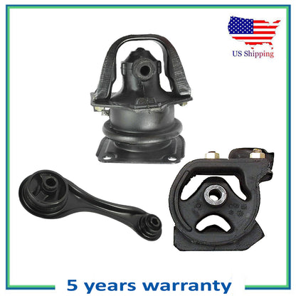 3PCS PCS For 90-93 Honda Accord 2.2L Engine Motor & Trans Mount 6547 6519 6509