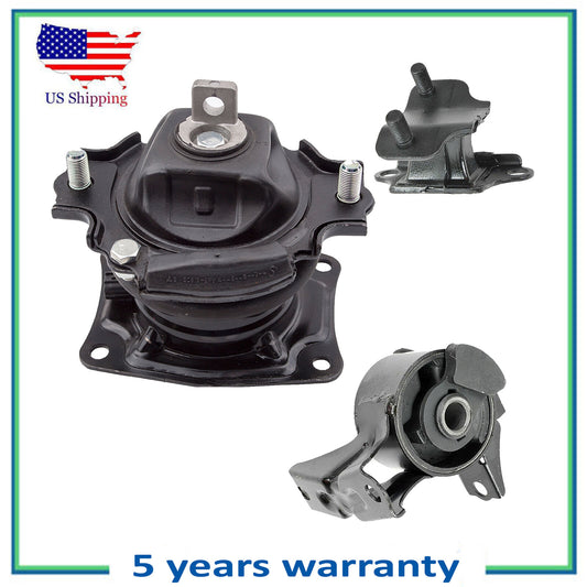 3PCS 65026 4555 4559 i-VTEC Motor & Trans Mount For 2005-2006 Honda Odyssey 3.5L