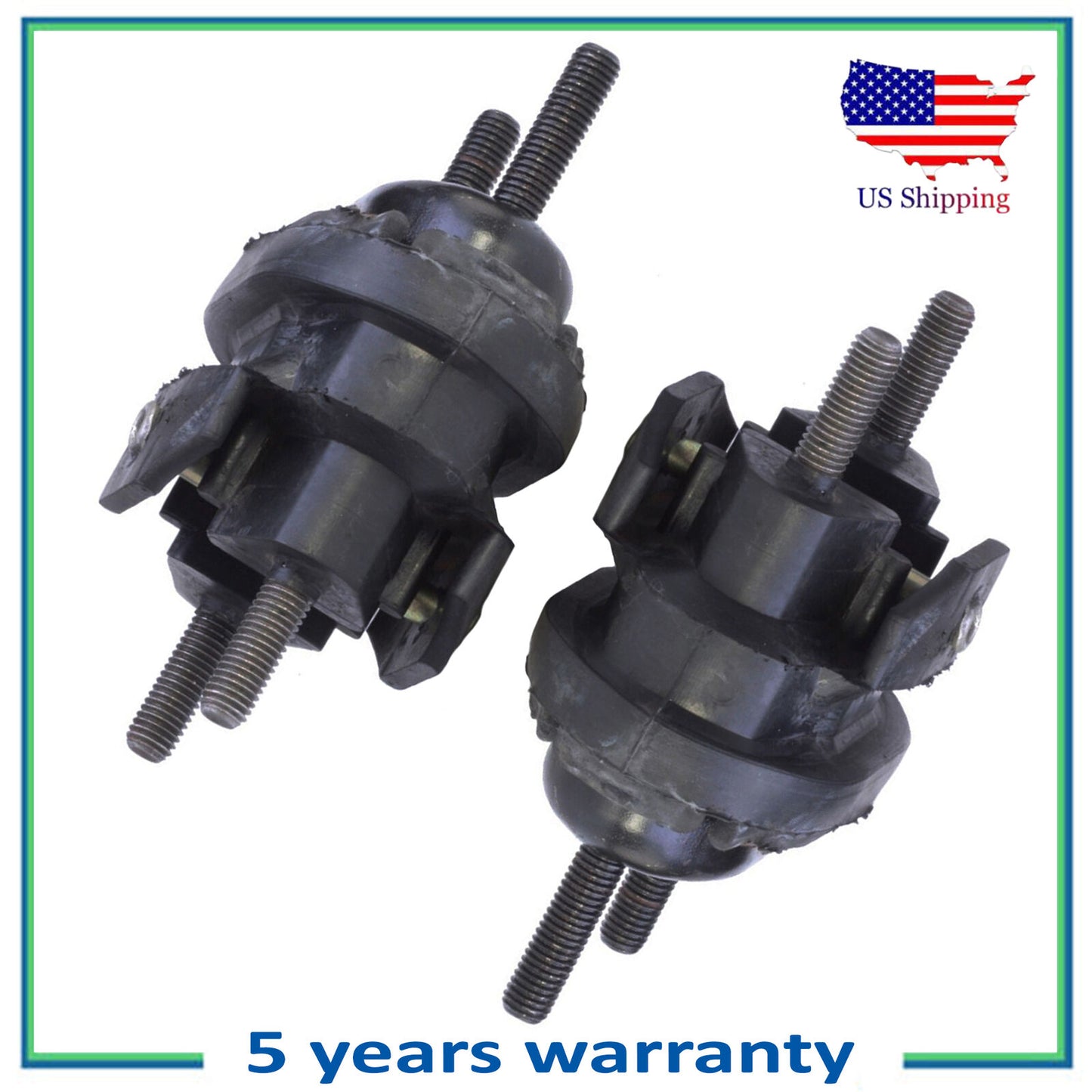 Set 2 5401 5401 RWD Transmission Mount for Auto For 04-09 Cadillac XLR 4.4L 4.6L