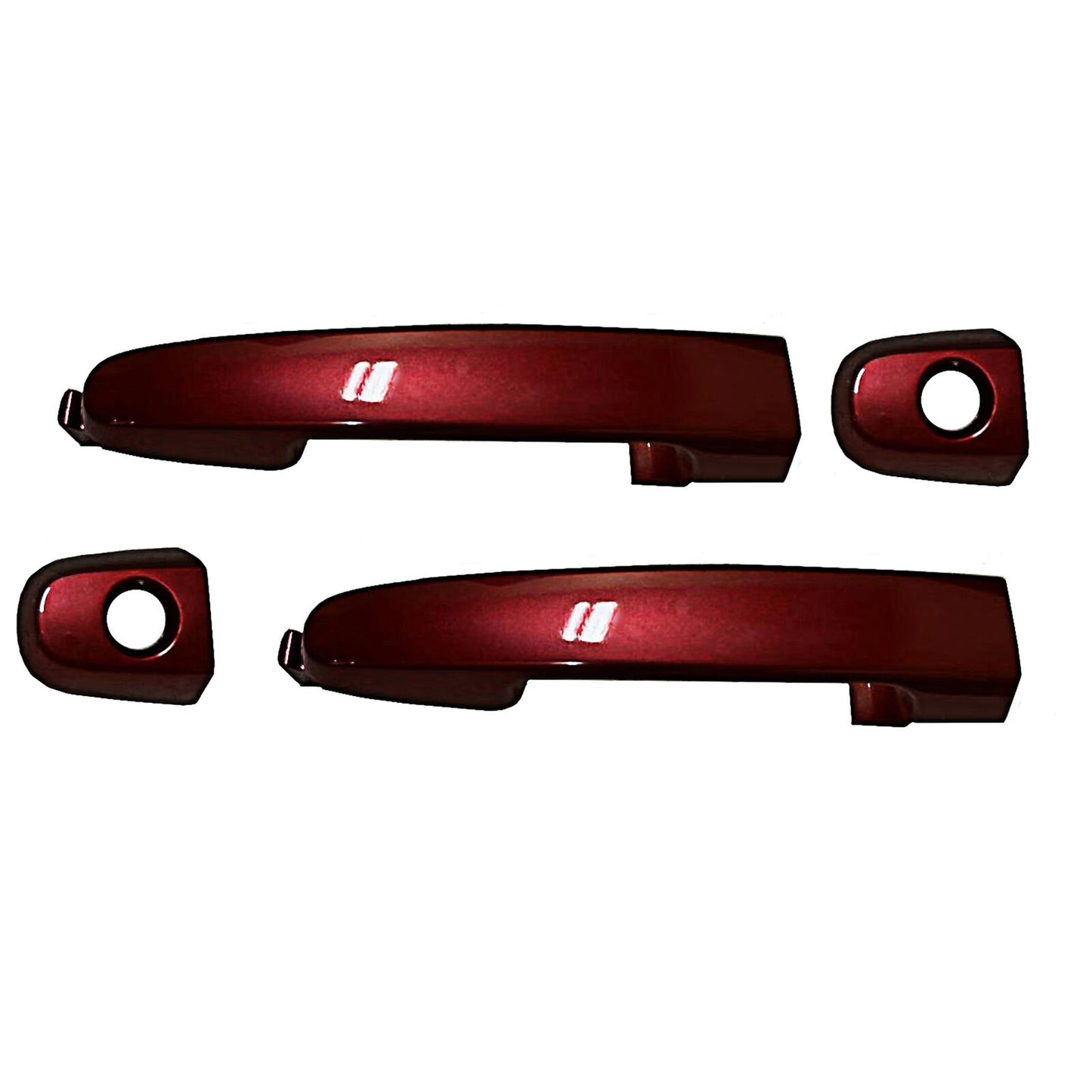 Front Set of 2PCS Outside Door Handle For Scion tC xA xB xD 3Q3 Salsa Red Pearl