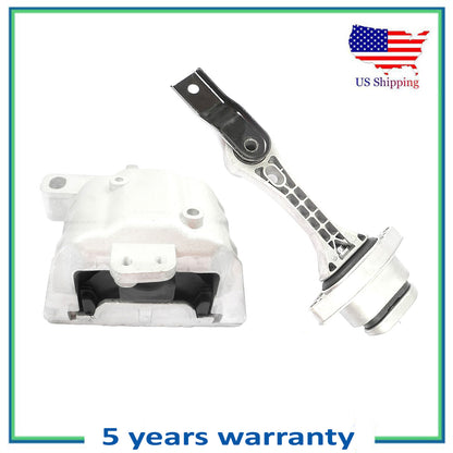 2PCS Engine Motor Mount For 1999-2005 Volkswagen Beetle Golf Jetta 1.8L 2.0L