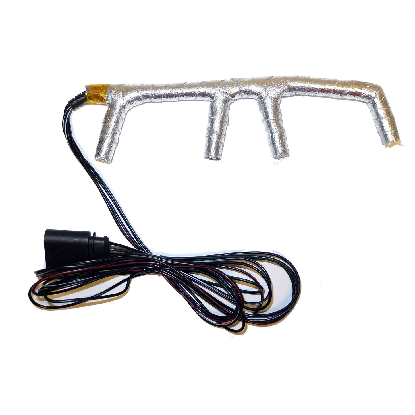 Improved 4-Wire Glow Plug Harness W/ Connector W/Thermo heat cover For 02 03 VW