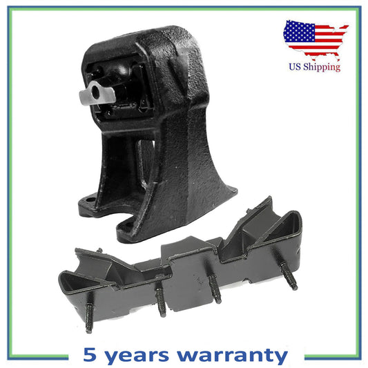 Set 2Pcs Front LH Engine & Rear Trans Mounts For 2008 Dodge Ram 1500 3.7L V6
