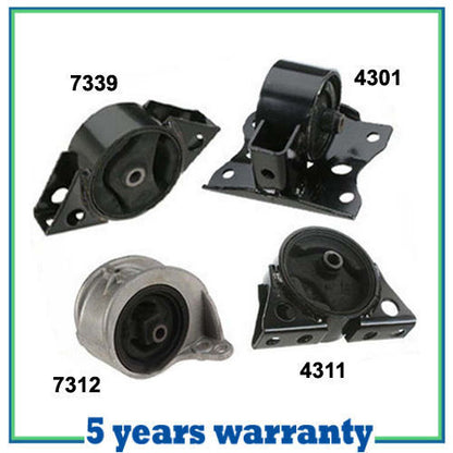 M241 Engine Motor & Trans Mount For 99-02 Infiniti G20 Auto Trans Full Kit 4PCS