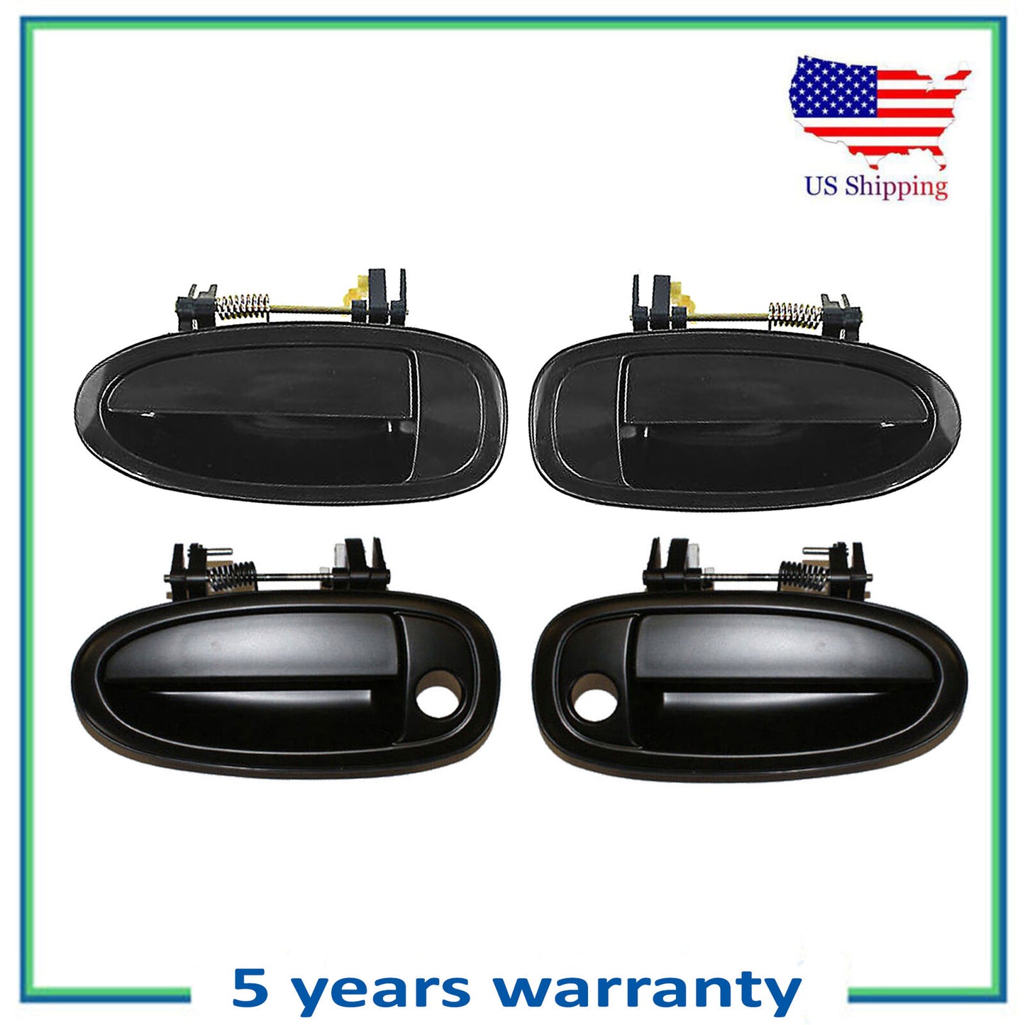 Set De 4PCS Extérieur Porte Poignée Neuf Pour 1995-1999 Toyota Avalon Non Peint