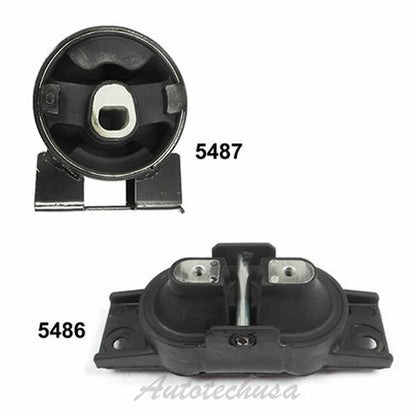 Front + Front Right Engine Motor Mount M1180 For Dodge Journey 2.4 3.5 5486 5487