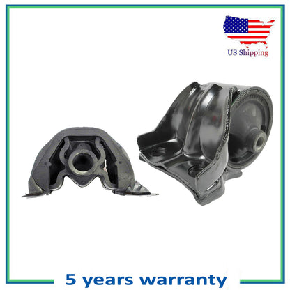 2PCS Engine Motor Mount For 1993 Honda Civic del Sol 1.5L FWD 6502 6534