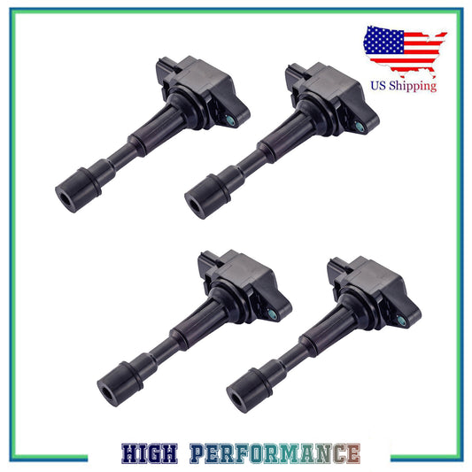 UF655 5C1847 C1790 36-8231 Ignition Coil Set of 4 PCS For 2011-2014 Mazda 2 1.5L