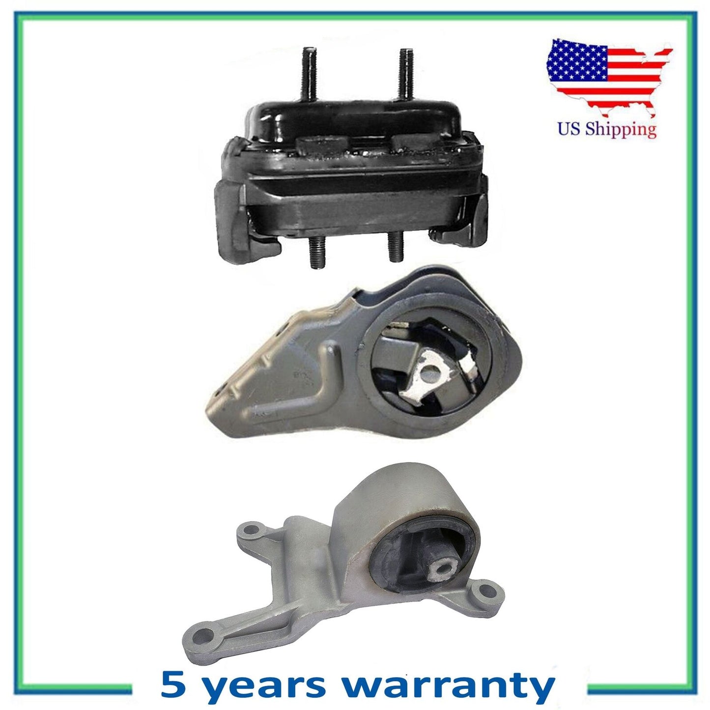 Engine Motor & Trans Mount 2933 2874 5223 For 1999-2005 Oldsmobile Alero 3.4L