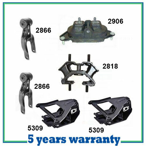 M777 Moteur & Trans Montage 6PCS Pour 06-08 Pontiac Grand Prix 3.8L Avec / O