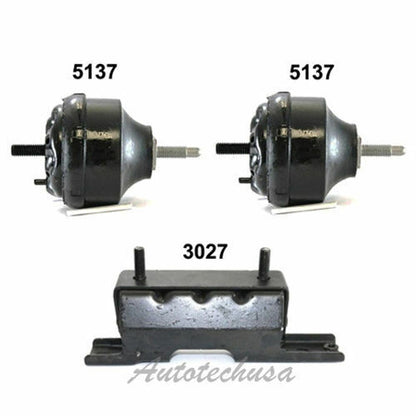 Motor & Trans. Montaje 3PCS M1047 02-09 Para Trailblazer Envoy 04-07 Buick