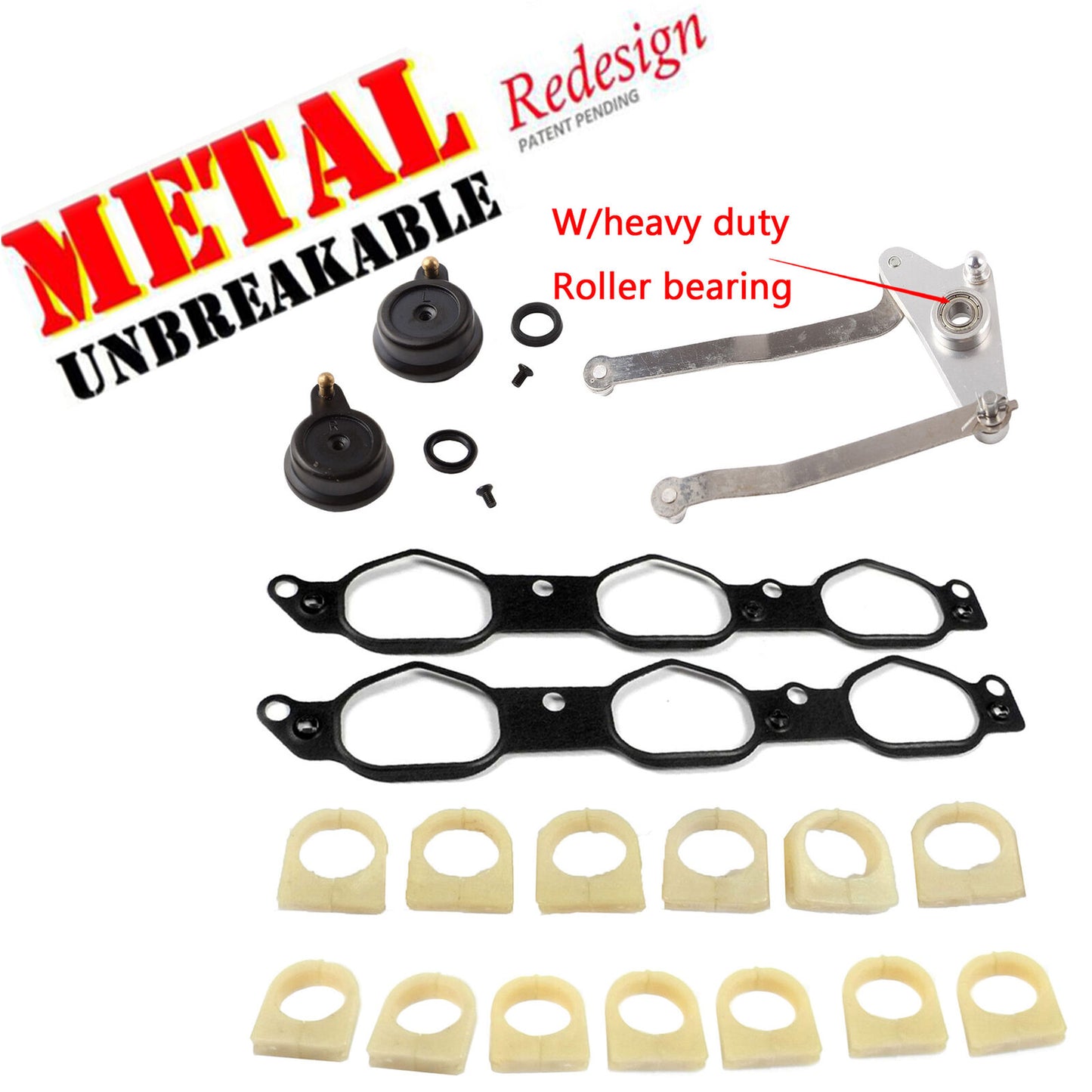 Aire Admisión Colector Reparación Kit Con / Rodamiento & Arms Para RK5860