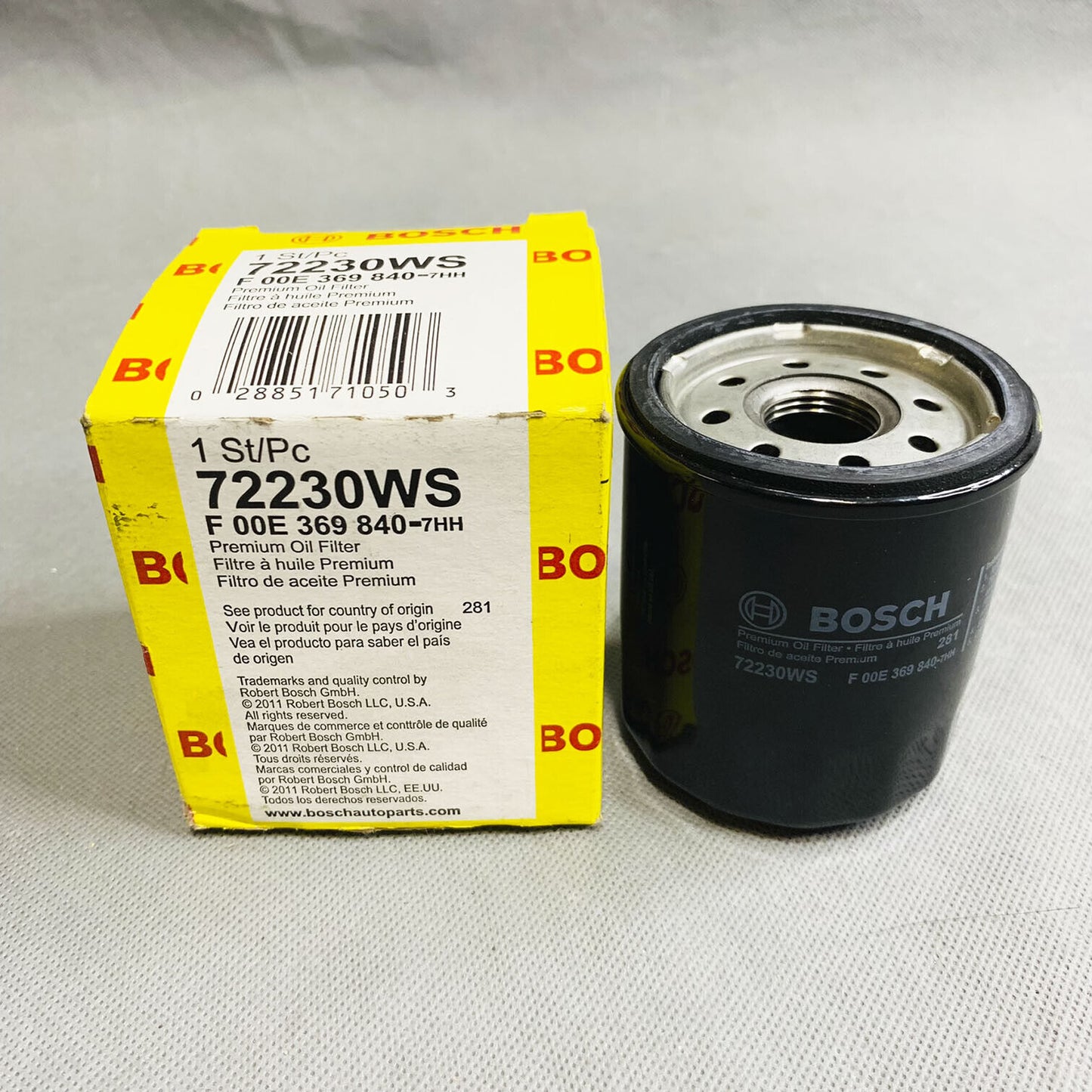 BOSCH GENUINE Oil Filter For Chevrolet Ford Honda INFINITI Kia Mazda 72230WS
