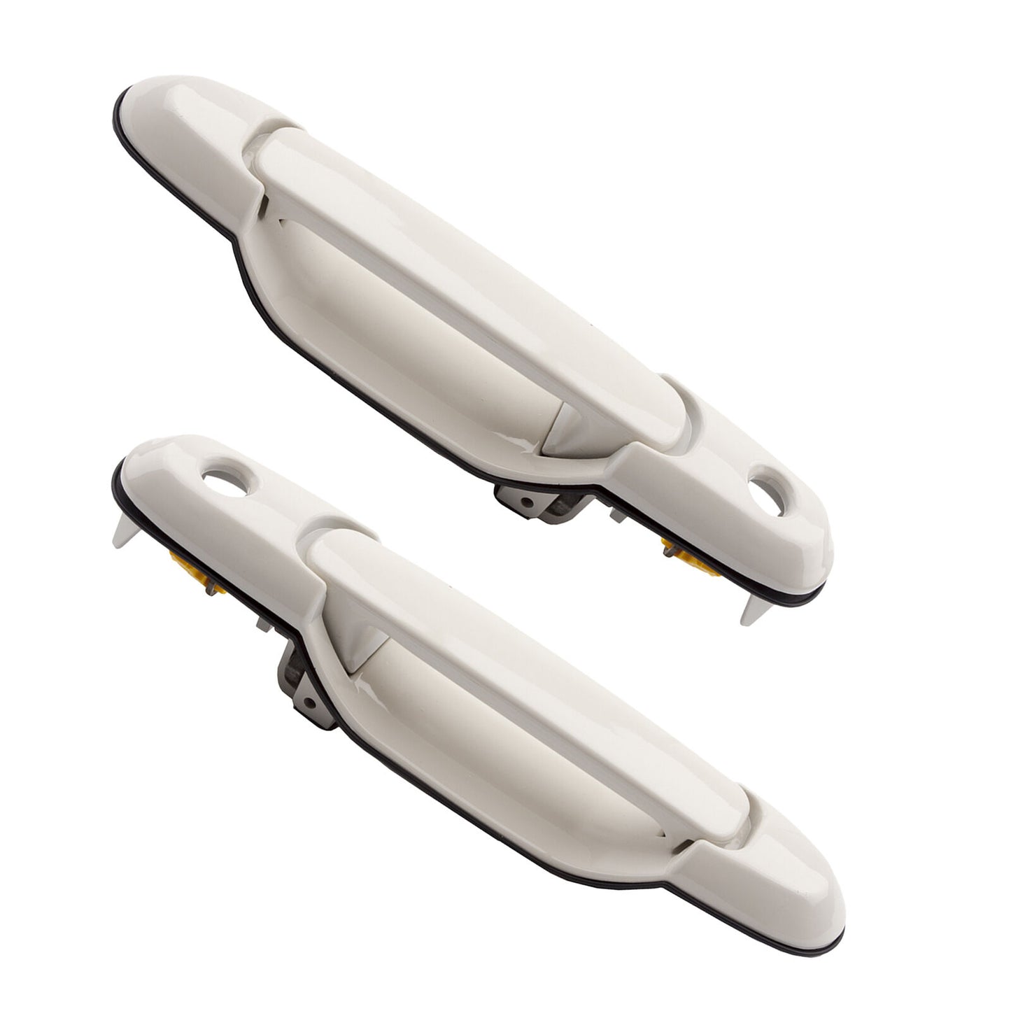 Anteriore Coppia Set 2pcs Fuori Porta Manico Per 98-03 Toyota Siena Super Bianco
