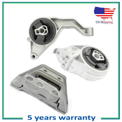 3PCS Set Motor & Trans Mount Auto For Chevy Cobalt 2.4L 2.2L 3043 3081 5385