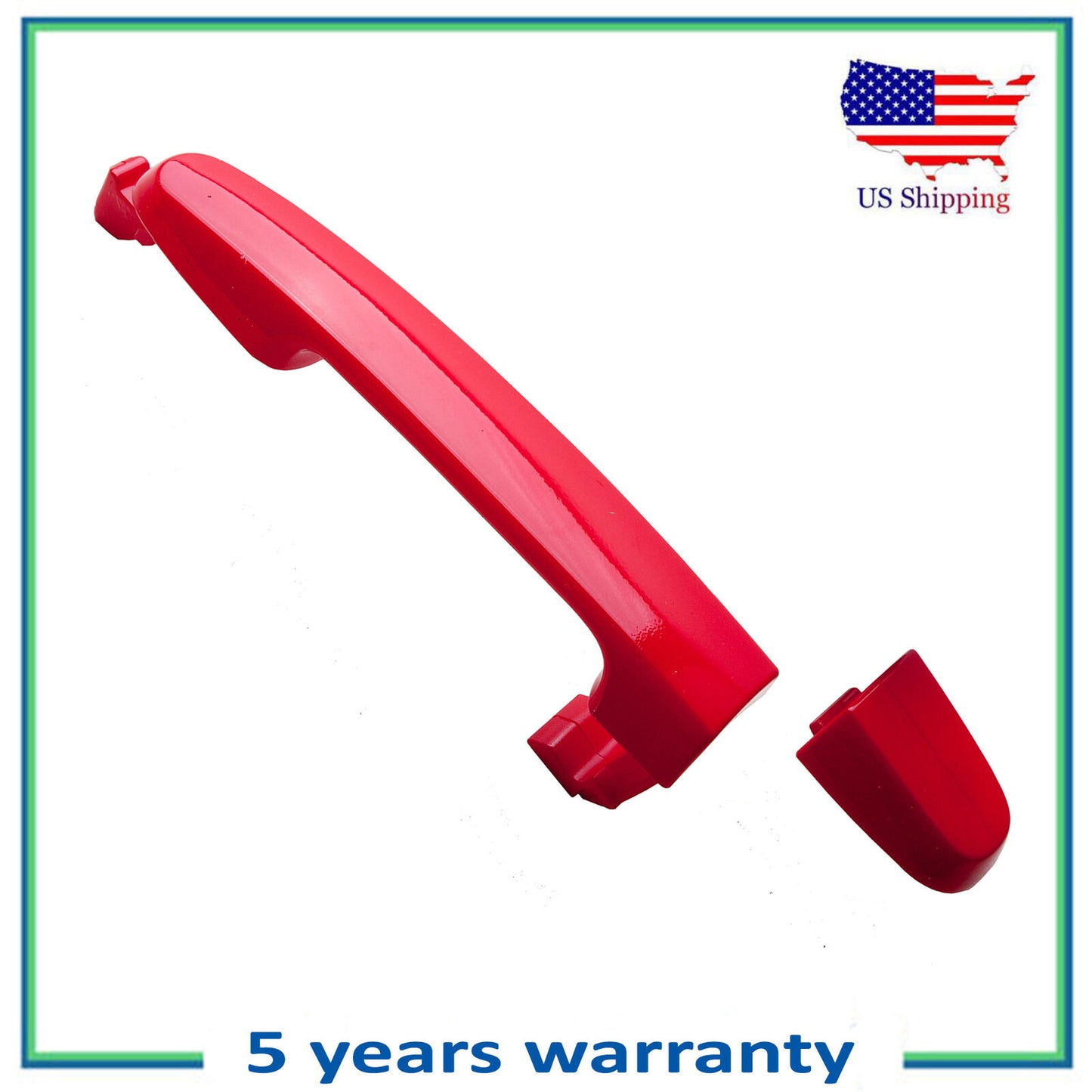 Rear Left or Right Outside Door Handle 3P0 Red For 03-10 Pontiac Vibe 1.8 2.4L