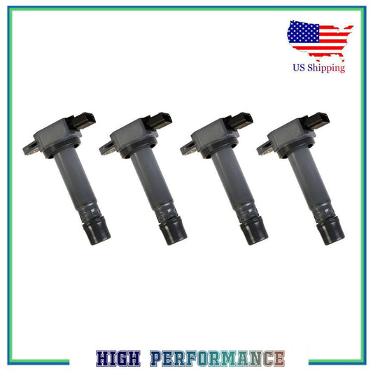 UF574 5C1779 52-2134 8687939 Ignition Coil 4 PCS For 05-2011 Volvo S80 XC90 4.4L