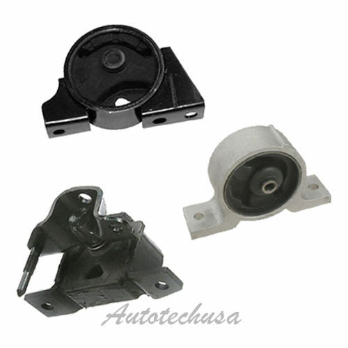 M362 Engine Motor Mount Set 3PCS For 2000-2001 Nissan Sentra 2.0L For Auto Trans