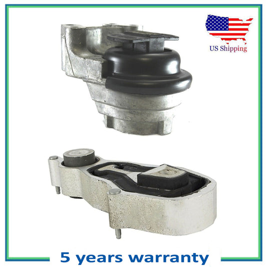 Set Rear & Right Motor Mount For 13-19 Ford Flex Police Interceptor Sedan Taurus