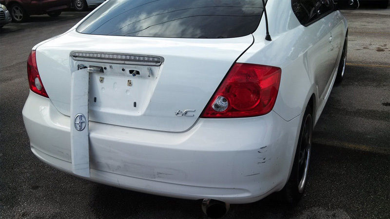 DS18S7SR Portón Mango Guarnición Recortar Franja Para 2005 2006-2010 Scion TC
