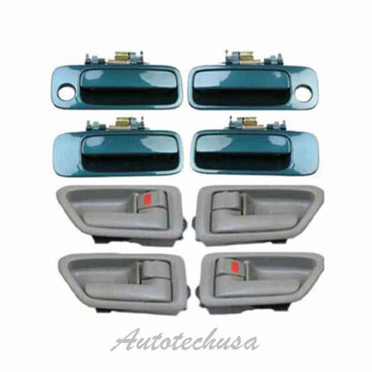1997-01 For Toyota Camry 4 Sage Interior / 4 Green 6P2 Outside Door Handle DS10