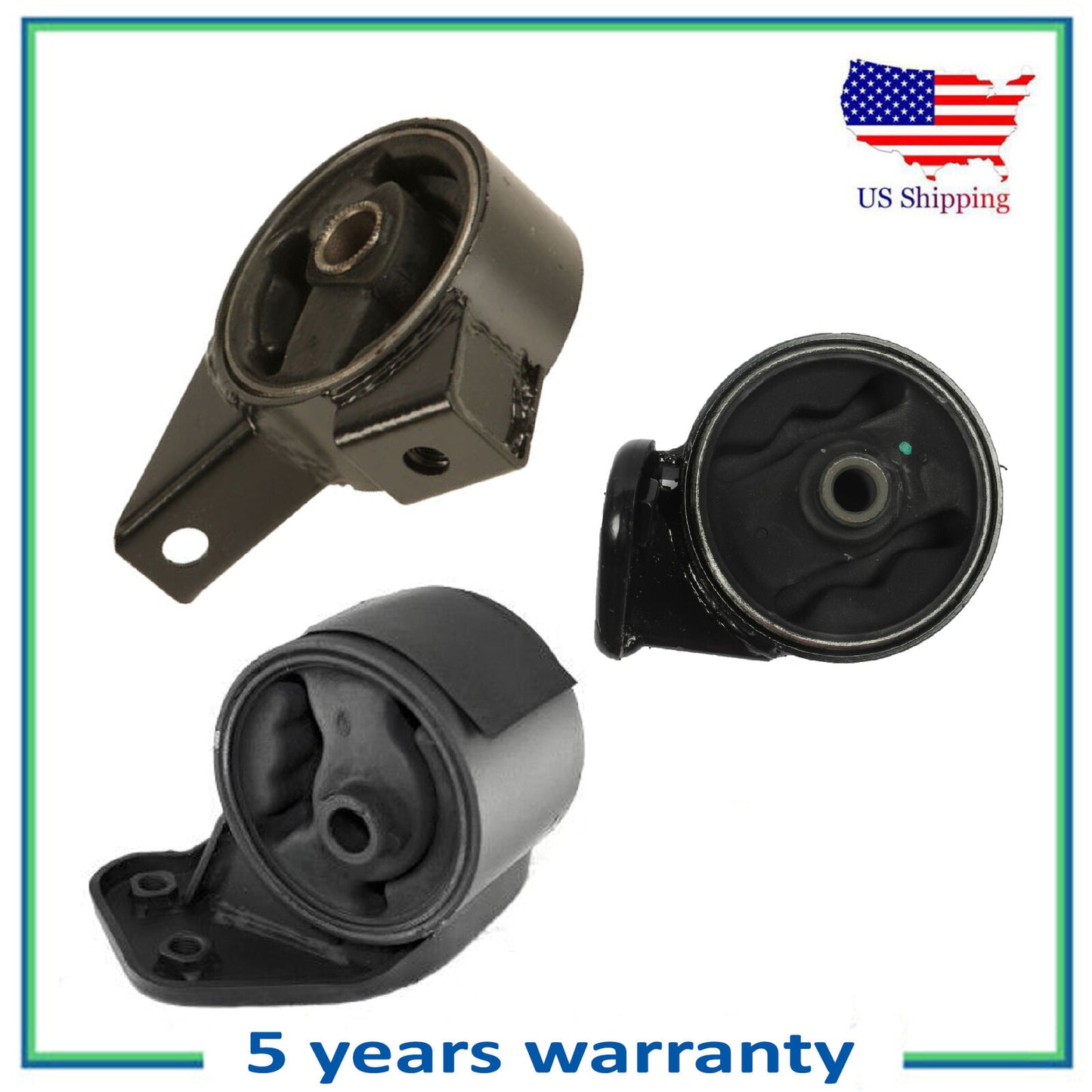 Moteur & Trans Montage Set 3PCS 2003-2005 pour Hyundai Accent 1.6L pour Auto