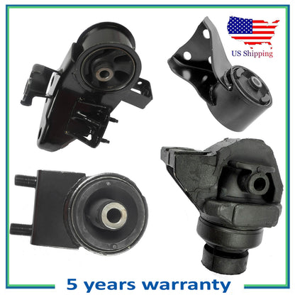 Set 4pcs FWD Engine Motor & Trans. Mount Manual For 93-97 Ford Probe 2.0L 2.5L